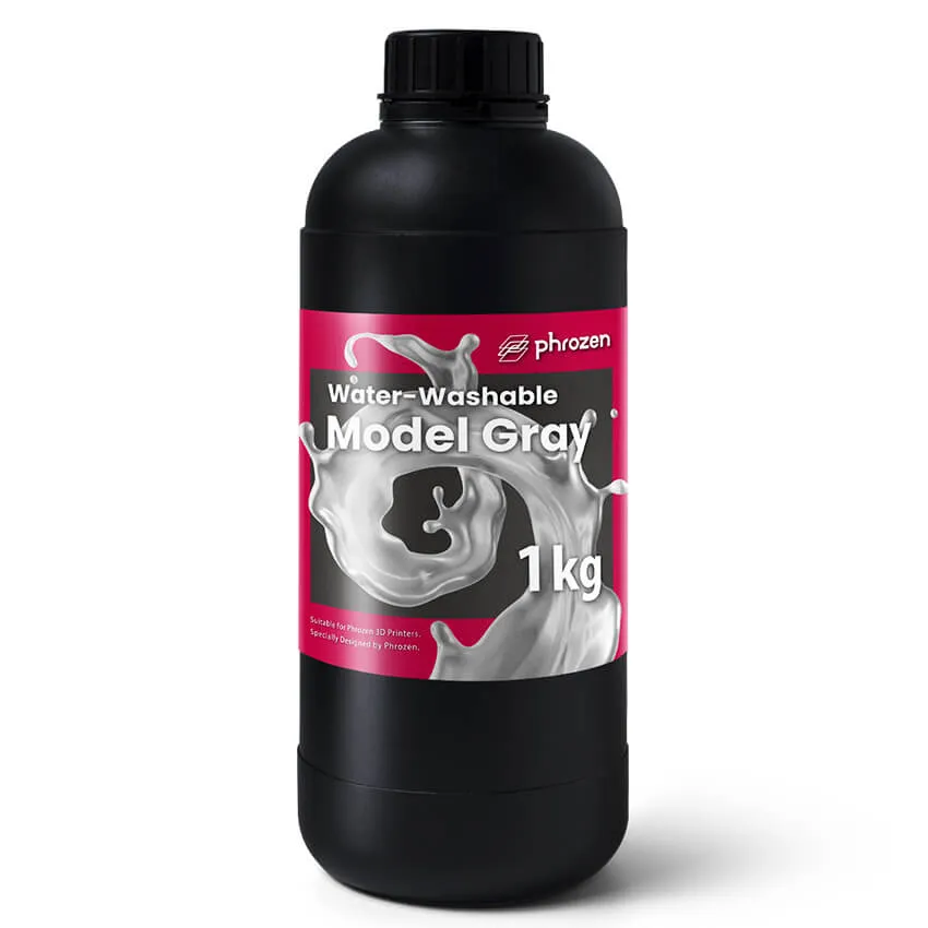 Фотополимерная смола Phrozen Water Washable Model, серая (1 кг)