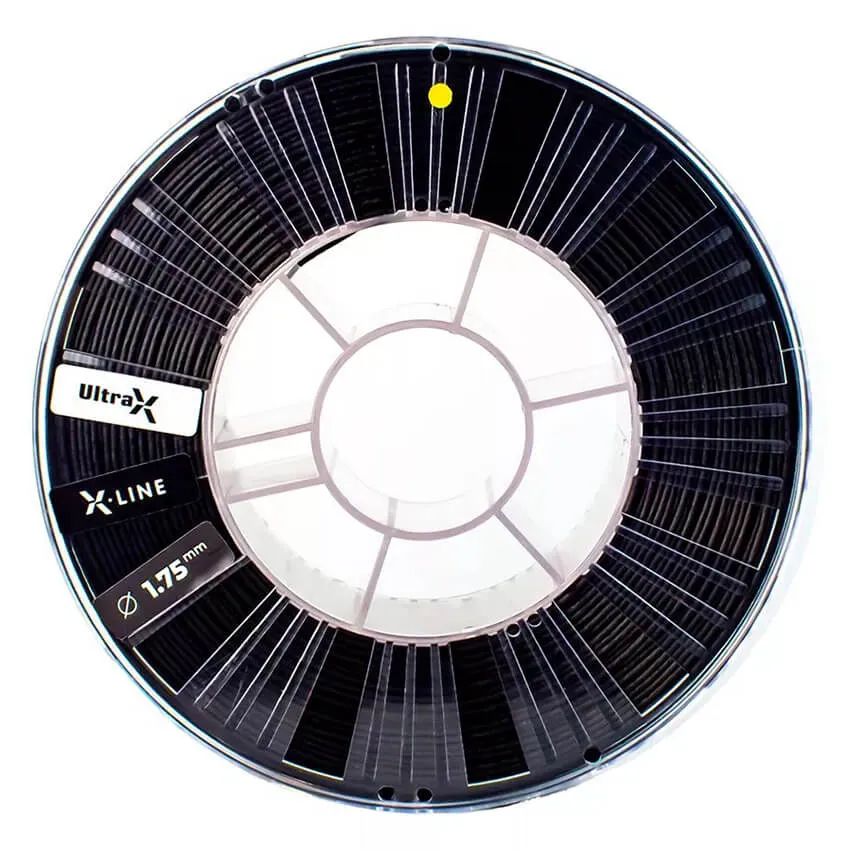 Катушка пластика REC X-line UltraX (PA6+CF30) 1.75мм 0,75 кг, черная