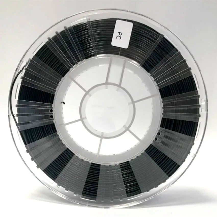 Катушка пластика REC PC+нанотрубки 1.75мм 0.75 кг, черная