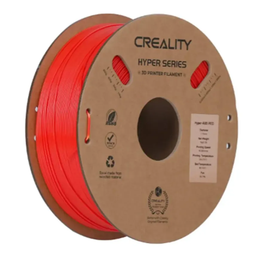 Катушка Hyper ABS-пластика Creality 1.75 мм 1кг, красная (3301020056)