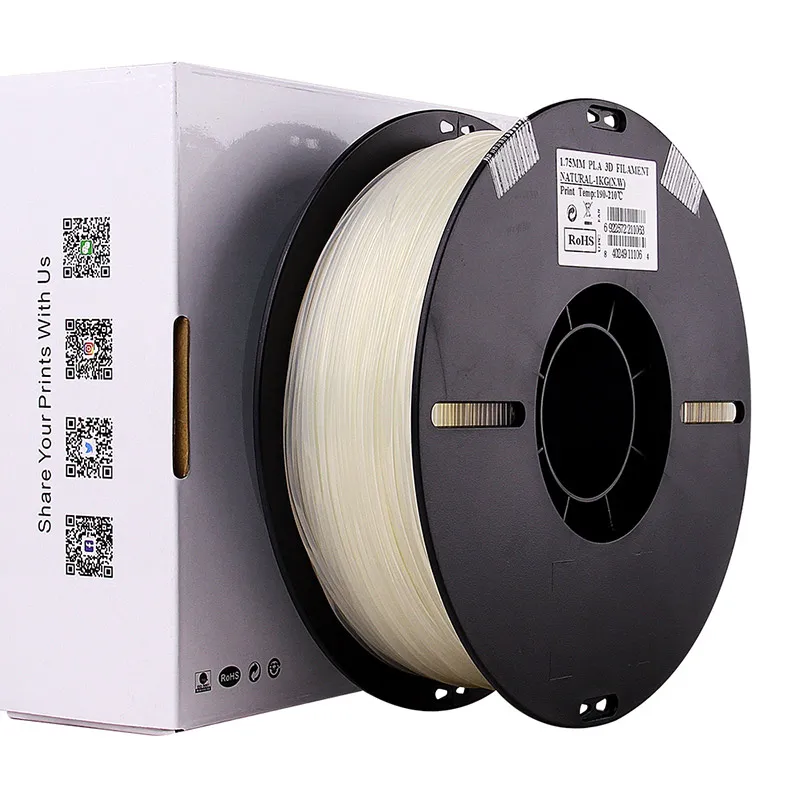 Катушка PLA-пластика ESUN 1.75 мм 1кг., натурально-белая (PLA175N1)