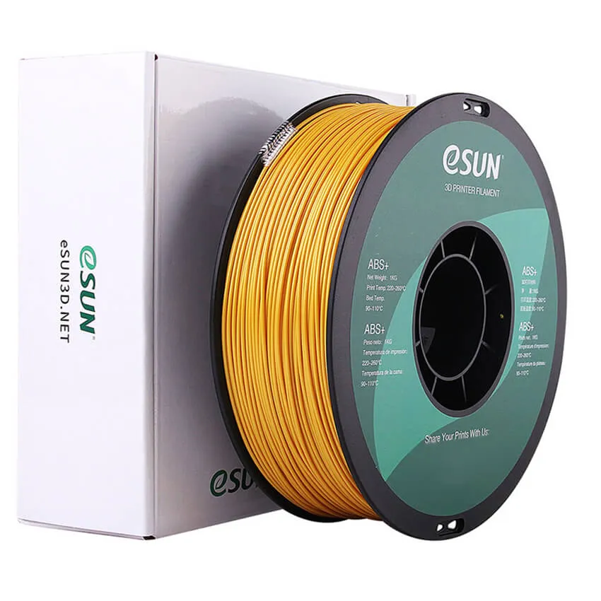 Катушка ABS+ пластика Esun, 1.75 мм, 1 кг, золотая