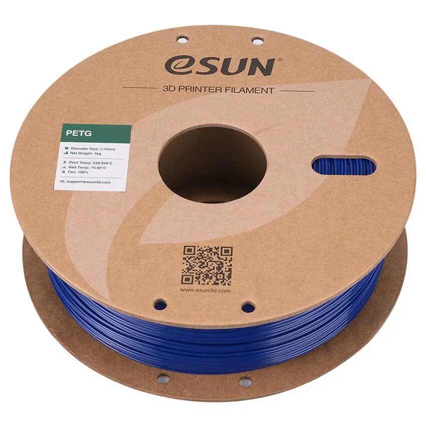 Катушка PETG-пластика ESUN 1.75 мм 1кг., синяя (PETG175SU1/PETG175U1P1)