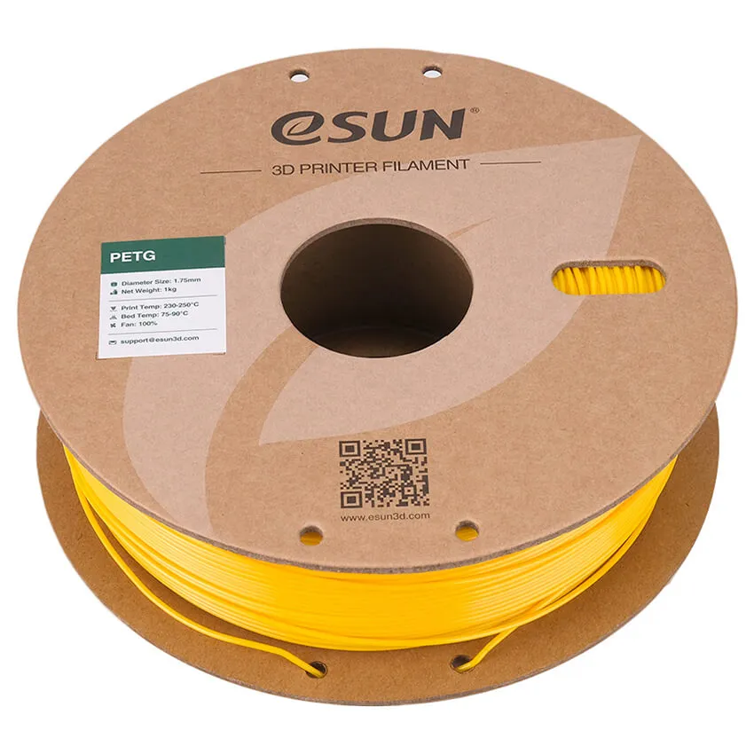 Катушка PETG-пластика ESUN 1.75 мм 1кг., ярко-желтая (PETG175SY1)