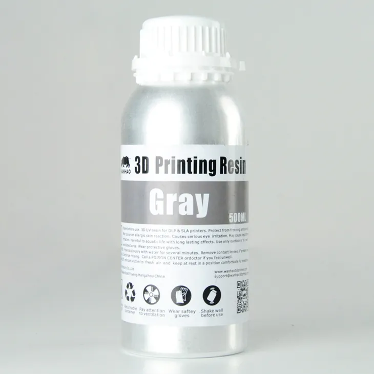 Фотополимер Wanhao Standard Resin, серый (500 мл)
