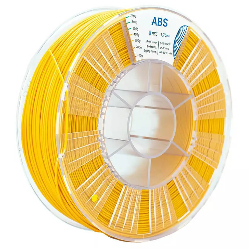 Катушка пластика REC ABS 1.75мм 0,75 кг, золотистая