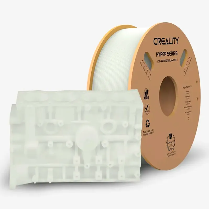 Катушка Hyper PLA-пластика Creality 1.75 мм 1кг., белая