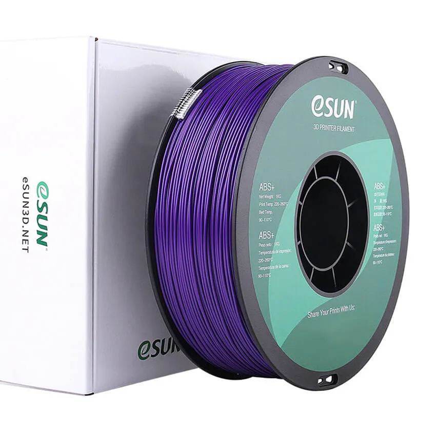 Катушка ABS+ пластика Esun, 1.75 мм, 1 кг, пурпурная