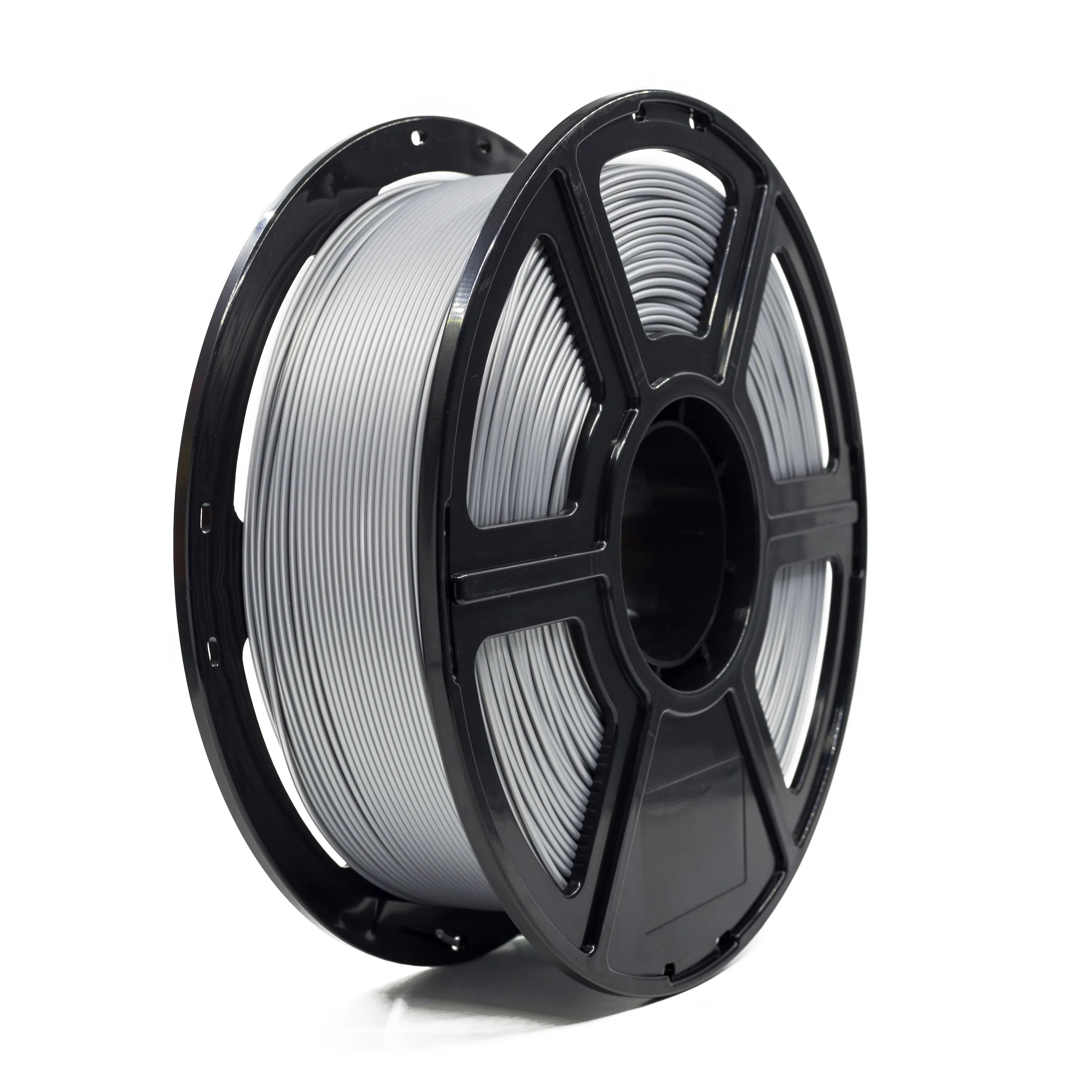 Катушка пластика PLA+ Tiger3D 1.75 мм 1кг, серебряная