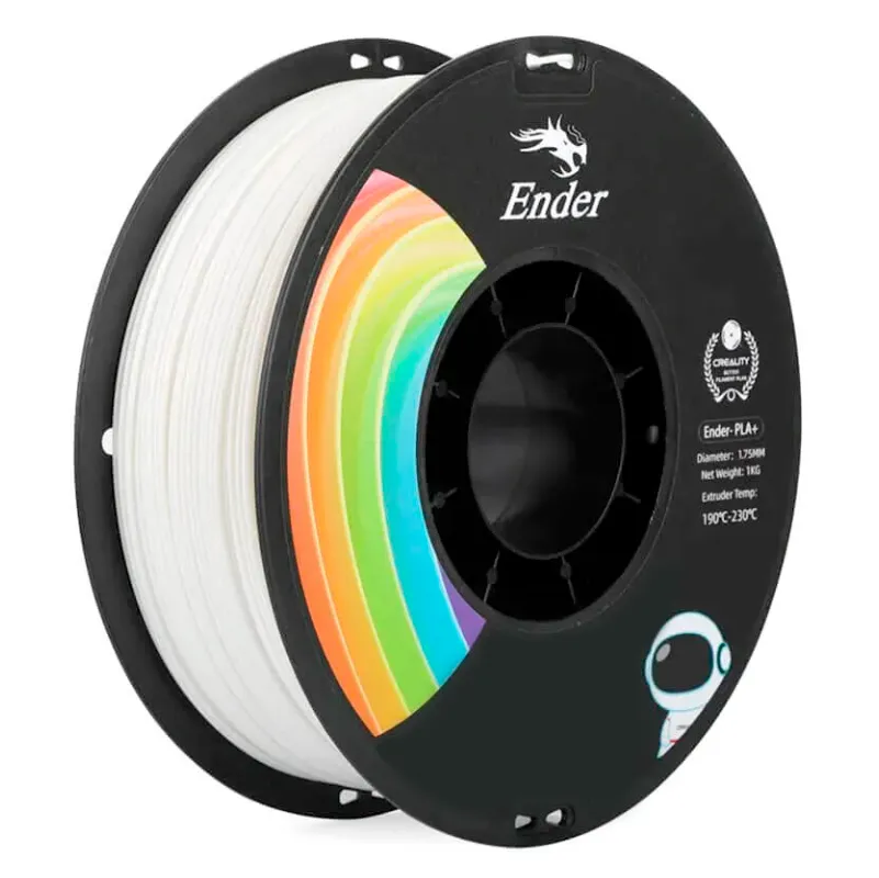 Катушка EN-PLA+ пластика Creality 1.75 мм 1кг, белая