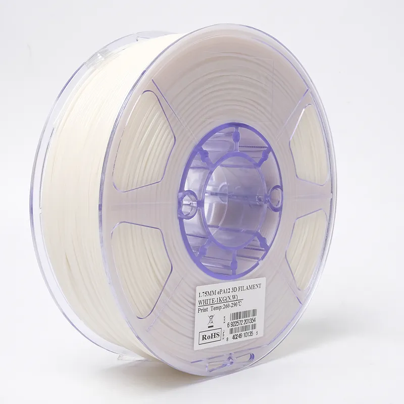 Катушка пластика ESUN PA12 белая 1.75 мм 1 кг, (PA12-175W1TZ1)