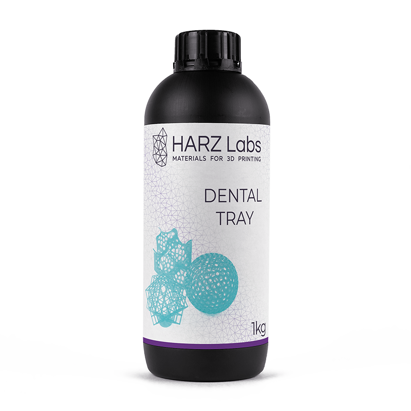 Фотополимер HARZ Labs Dental Tray, голубой (1 кг)
