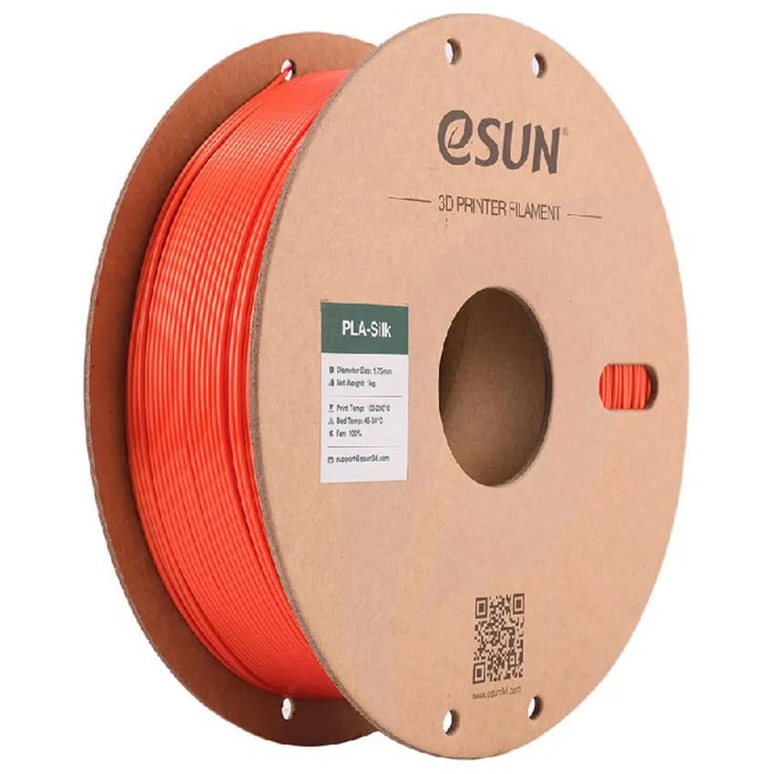 Катушка PLA-Silk пластика ESUN 1.75 мм 1кг., гиацинтовая (PLA-SK175O-JA1P1)