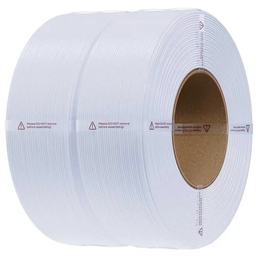 Катушка CR-PETG-пластика Creality 1.75 мм 2кг., белая+белая (3301030137), без катушек