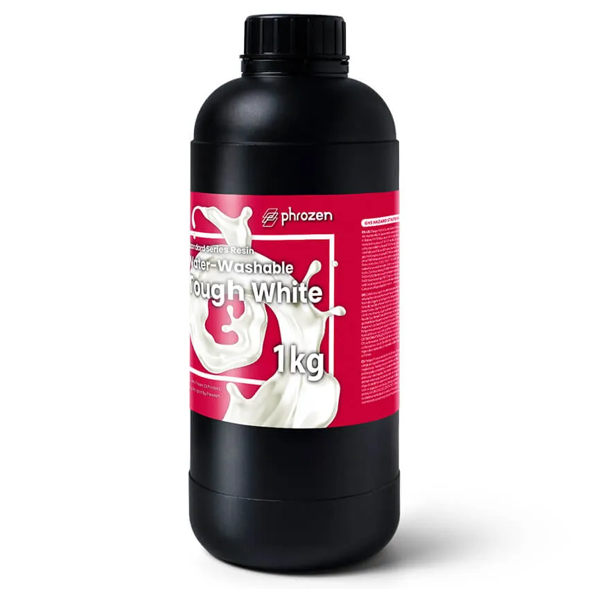 Фотополимерная смола Phrozen Water Washable Tough, белая (1 кг)