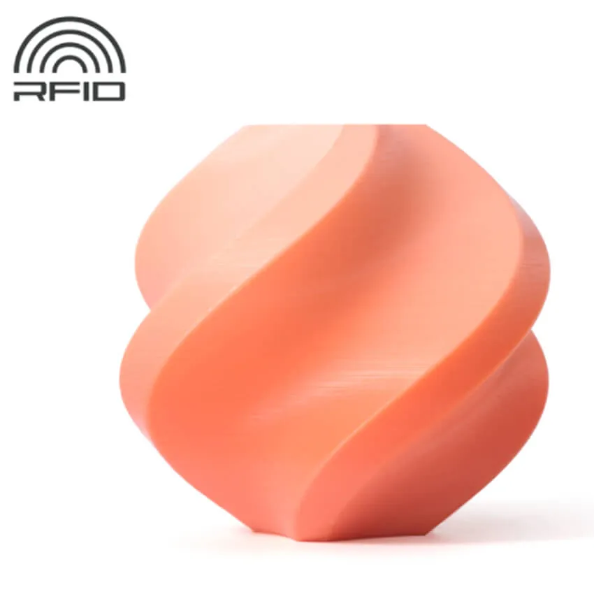 Катушка PLA Basic пластика Bambu lab - RFID 1.75 мм 1кг, коралловая