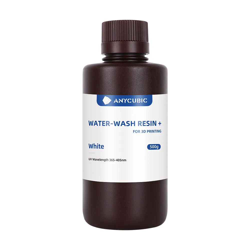 Фотополимер Anycubic Water-Wash Resin+, белый (0,5 кг)