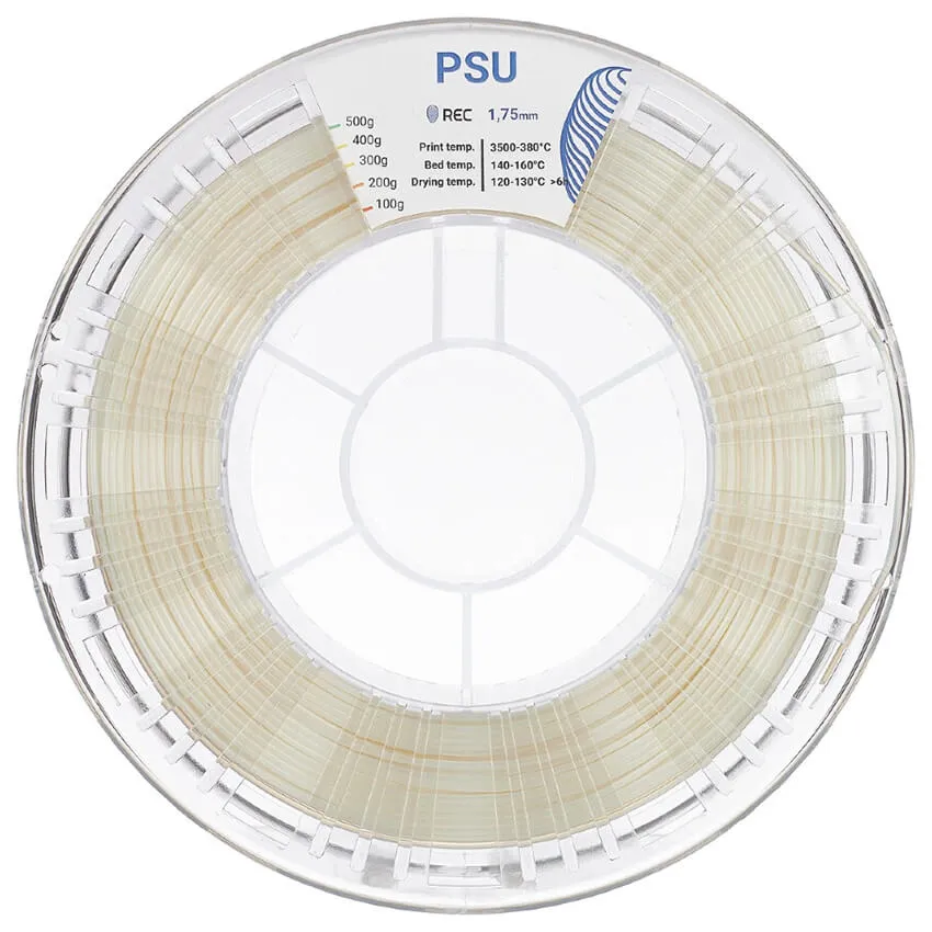 Катушка пластика REC PSU 1.75мм 0.5 кг, натуральная