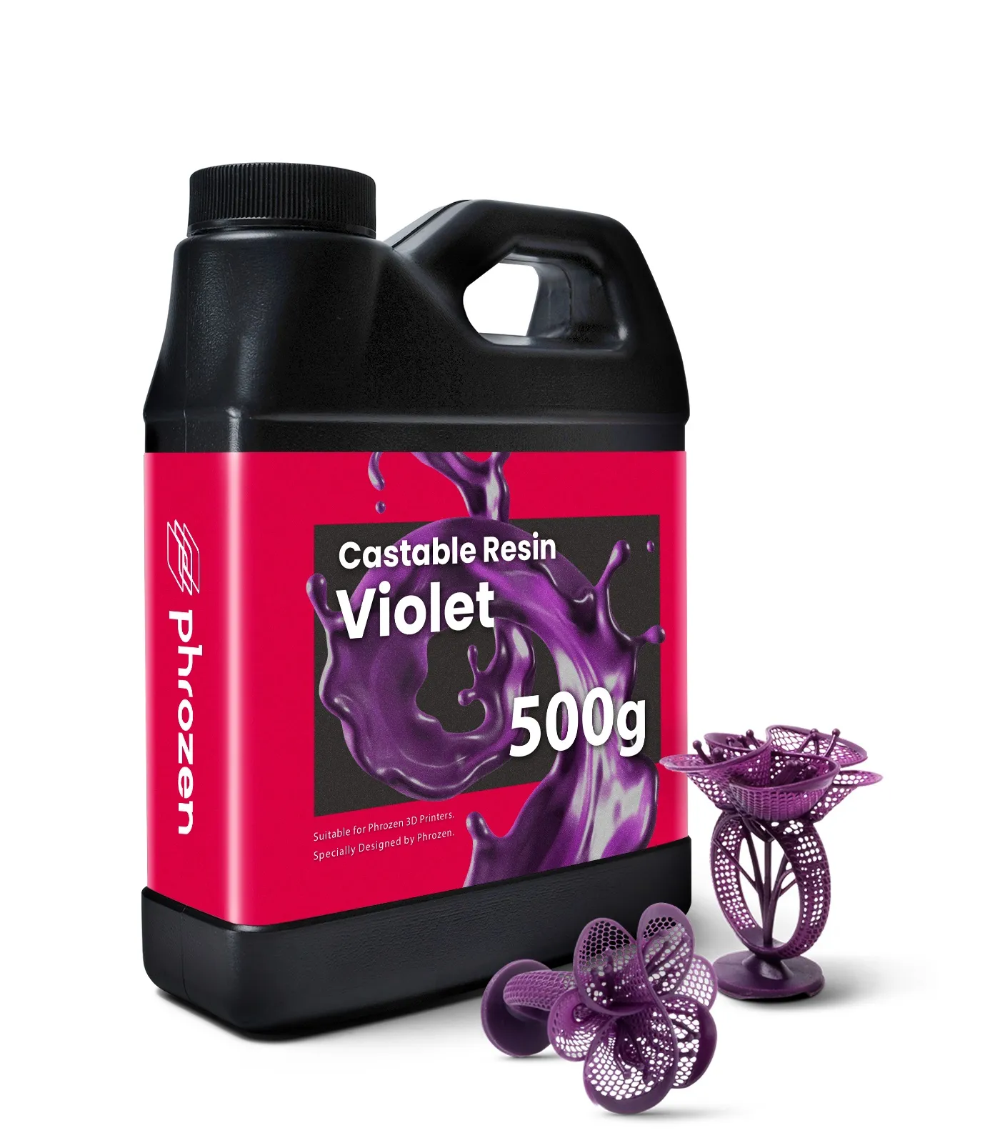 Фотополимер Phrozen Wax-like Castable Violet, фиолетовый (0,5 кг)