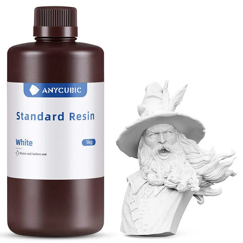 Фотополимерная смола Anycubic Standard, белая (1 кг)