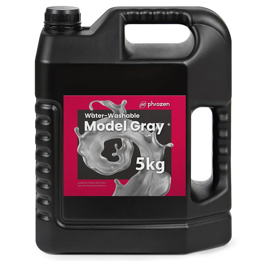 Фотополимерная смола Phrozen Water Washable Model, серая (5 кг)