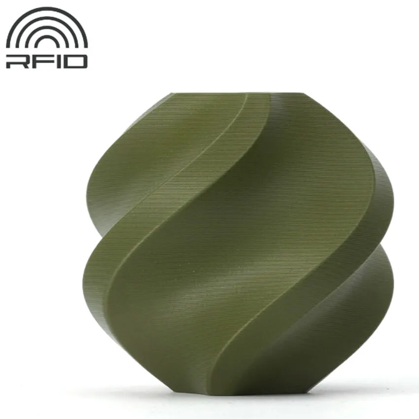 Катушка PLA Matte пластика Bambu lab - RFID 1.75 мм 1кг, темно-зеленый