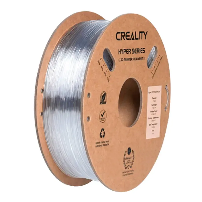 Катушка Hyper PC Creality 1.75 мм 1кг, прозрачная (3301070013)