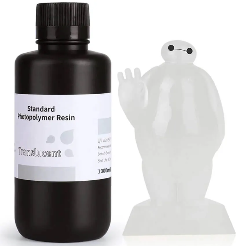 Фотополимерная смола Elegoo Standard Resin, прозрачная (1 кг)