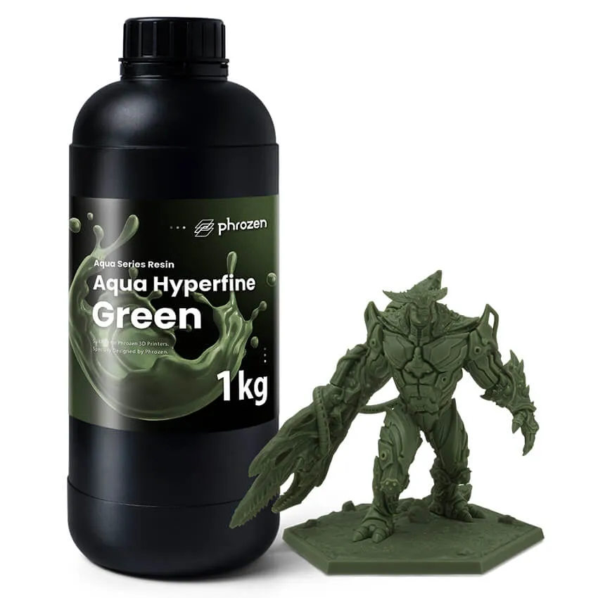 Фотополимерная смола Phrozen Aqua Hyperfine, зеленая (1 кг)