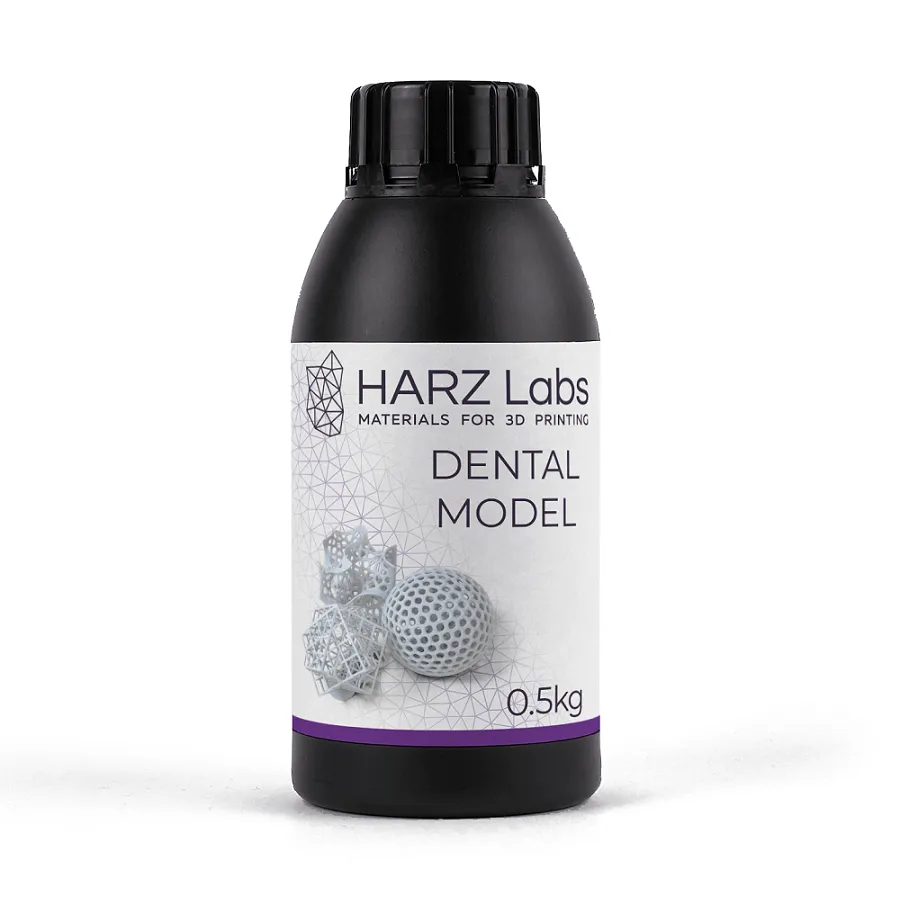 Фотополимер HARZ Labs Dental Model Bone, слоновая кость (0,5 кг)