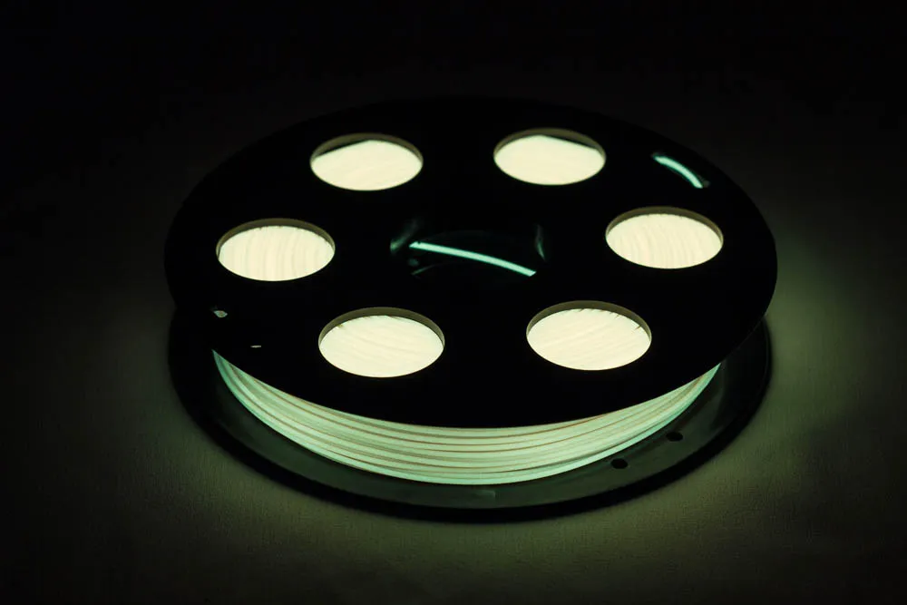 Катушка PLA-пластика Bestfilament, 1,75 мм, 0,5 кг, светящаяся в темноте, лимонная