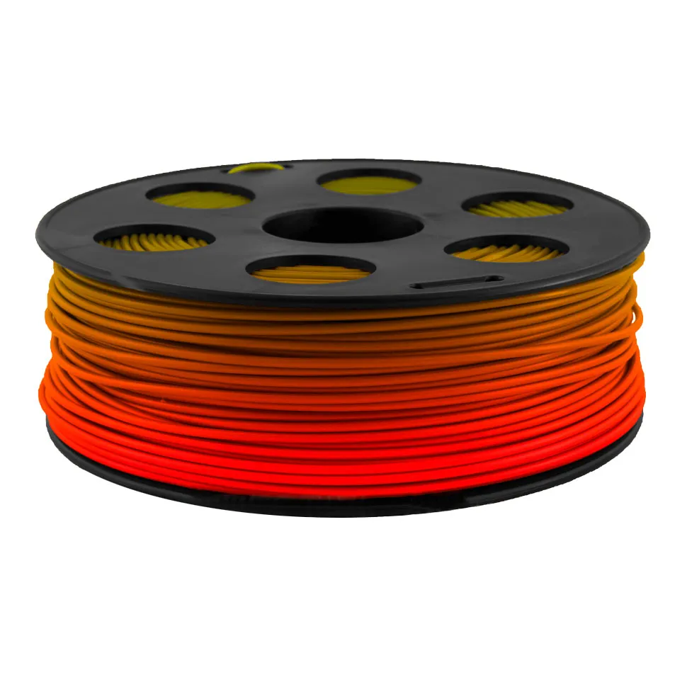 Катушка PLA-пластика Bestfilament, 1,75 мм, 1 кг, двухцветная переходная