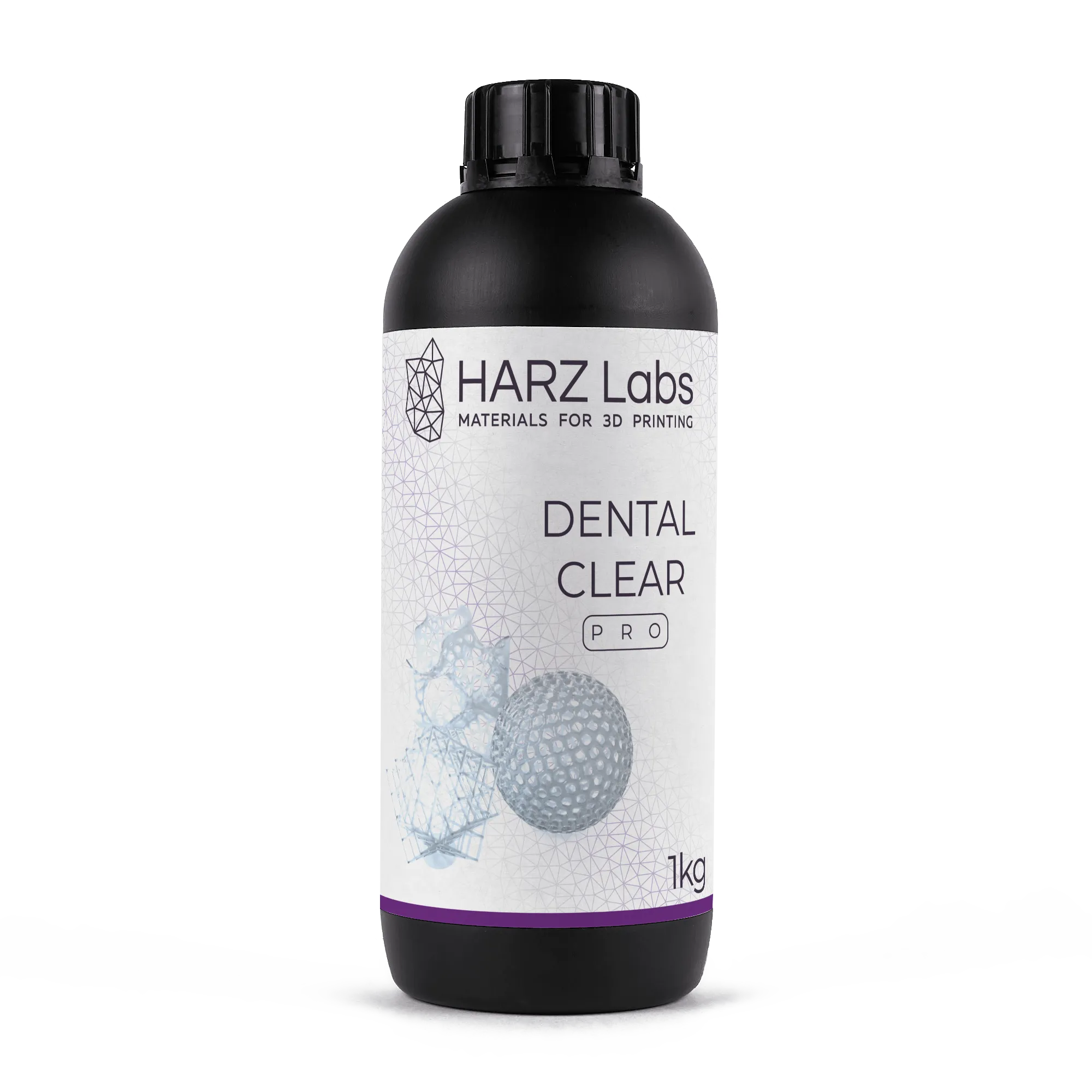 Фотополимер HARZLabs Dental Clear PRO, прозрачный (1 кг)