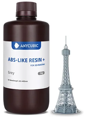 Фотополимерная смола Anycubic ABS-Like Resin+, серая (1 кг)