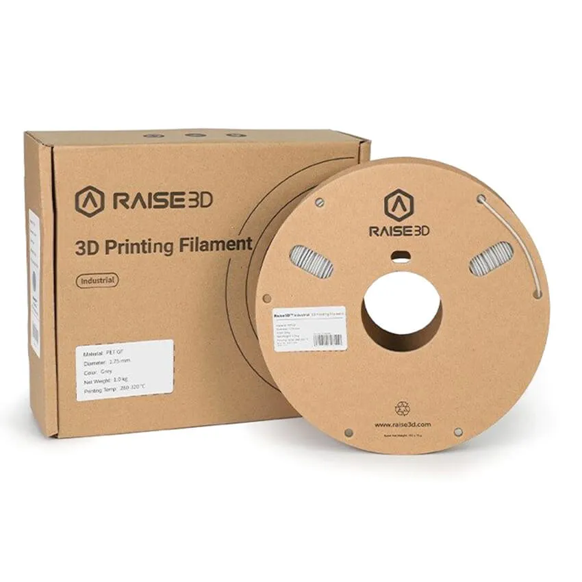 Катушка пластика Raise3D Industrial PET GF, 1.75 мм, 1кг, серая