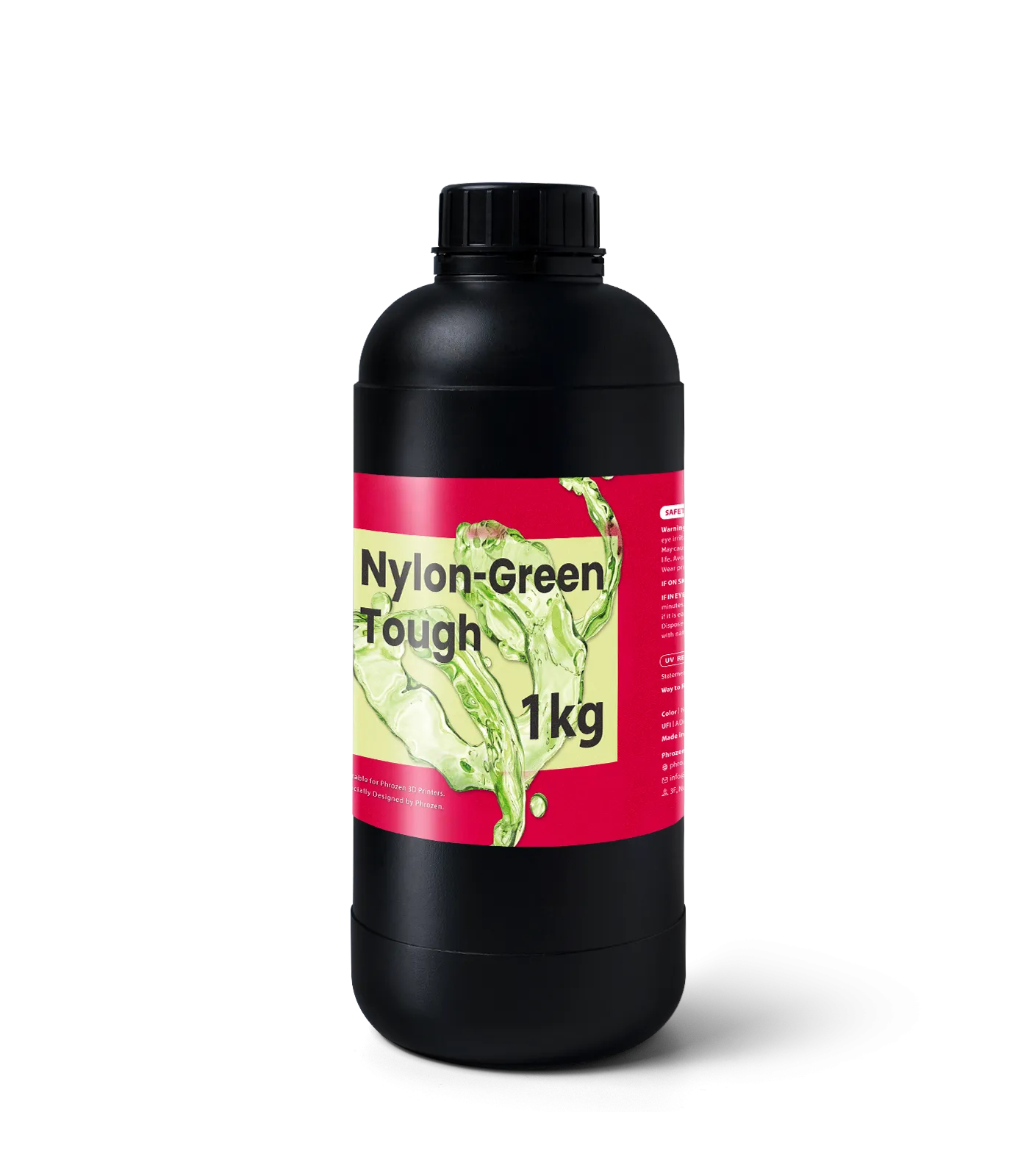 Фотополимер Phrozen Nylon Green Tough, зеленый (0,5 кг)