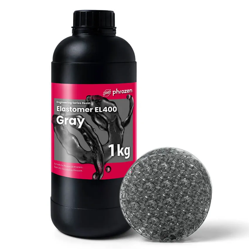 Фотополимерная смола Phrozen Elastomer EL400, серая (1 кг)