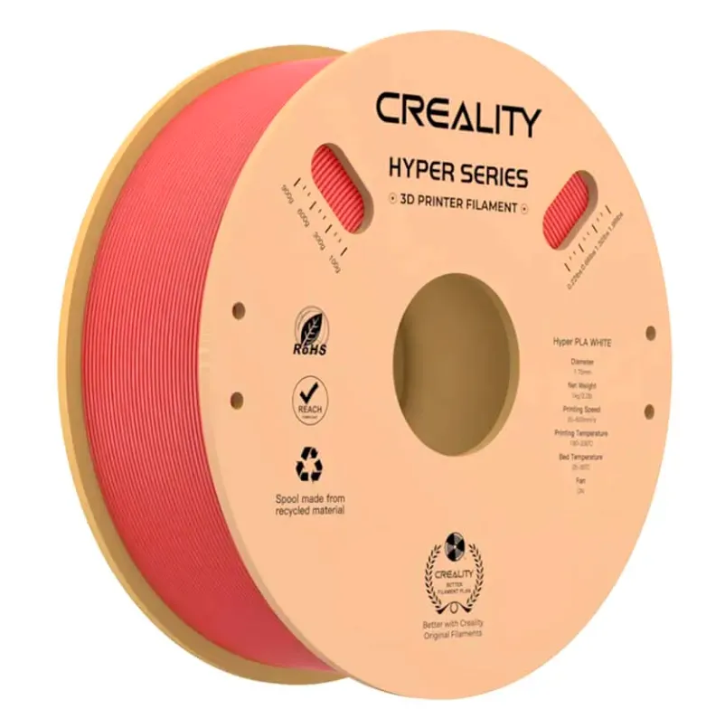 Катушка Hyper PLA-пластика Creality 1.75 мм 1кг, красная