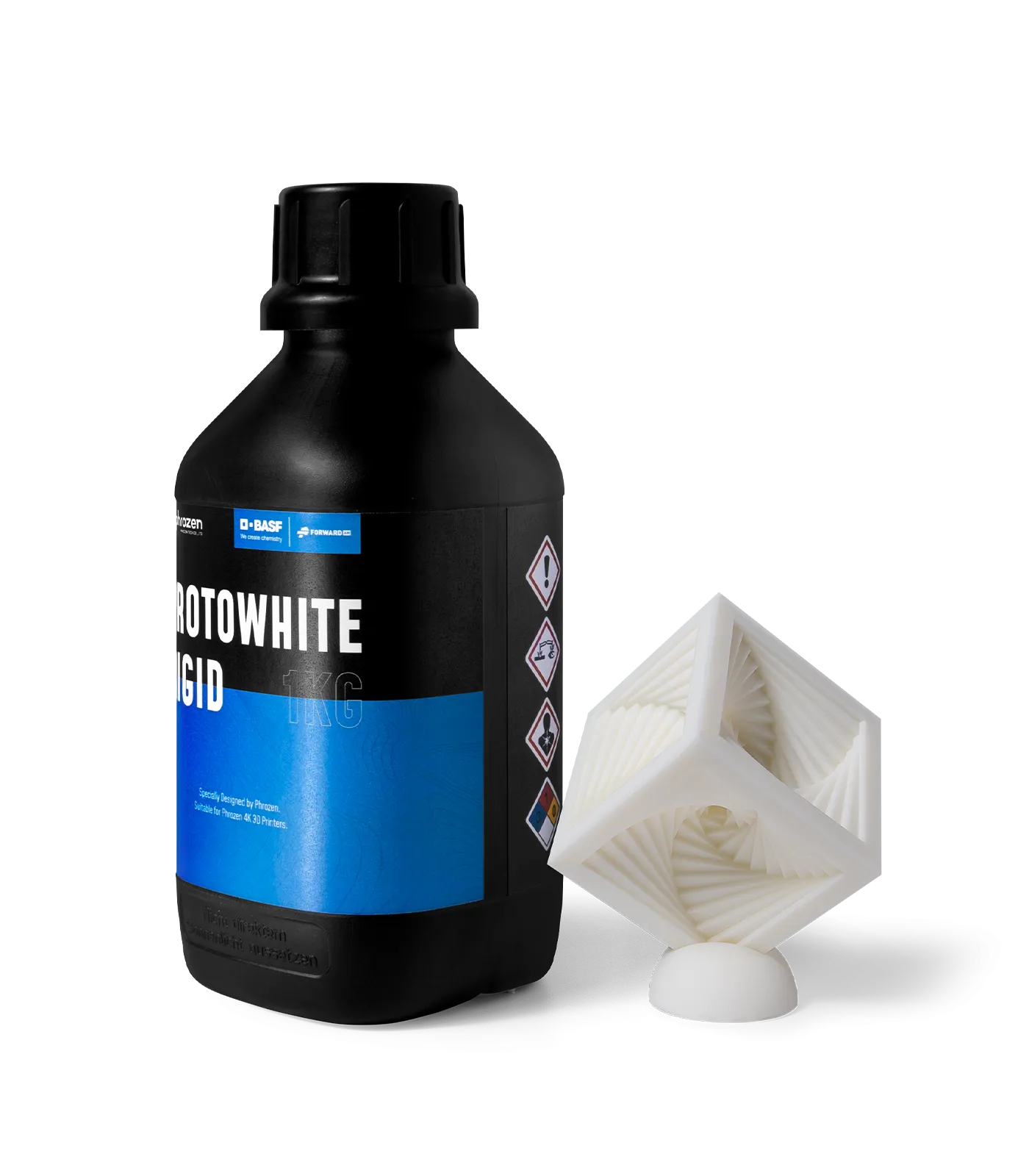 Фотополимерная смола Phrozen BASF Protowhite Rigid, белая, 1 кг