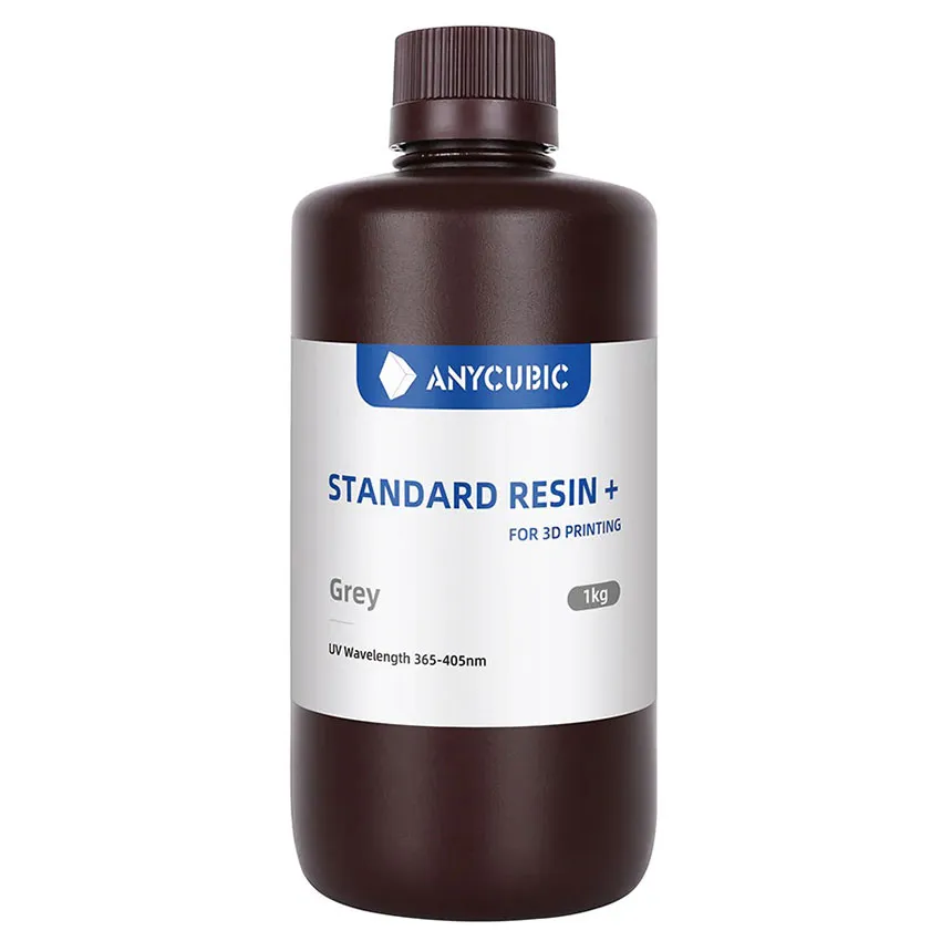Фотополимерная смола Anycubic Standard Resin+, серая (1 кг)