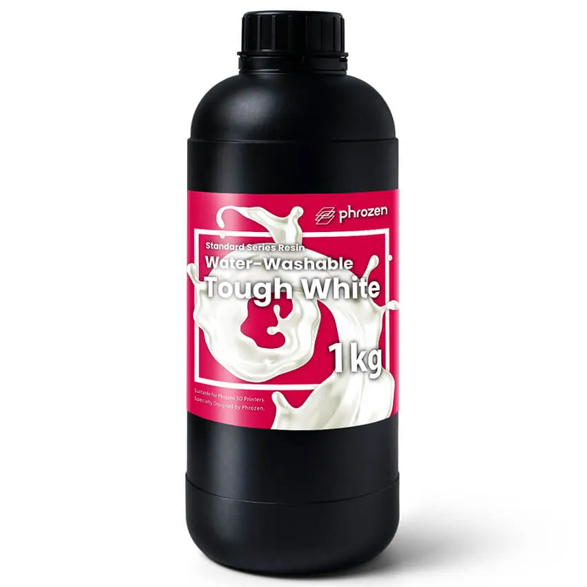 Фотополимерная смола Phrozen Water Washable Tough, белая (1 кг)