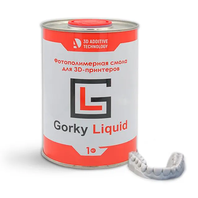 Фотополимерная смола Gorky Liquid Dental Model, серая (1 кг)
