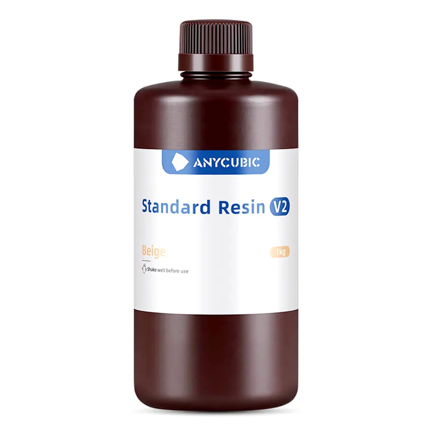 Фотополимерная смола Anycubic Standard V2, бежевая (1 кг)