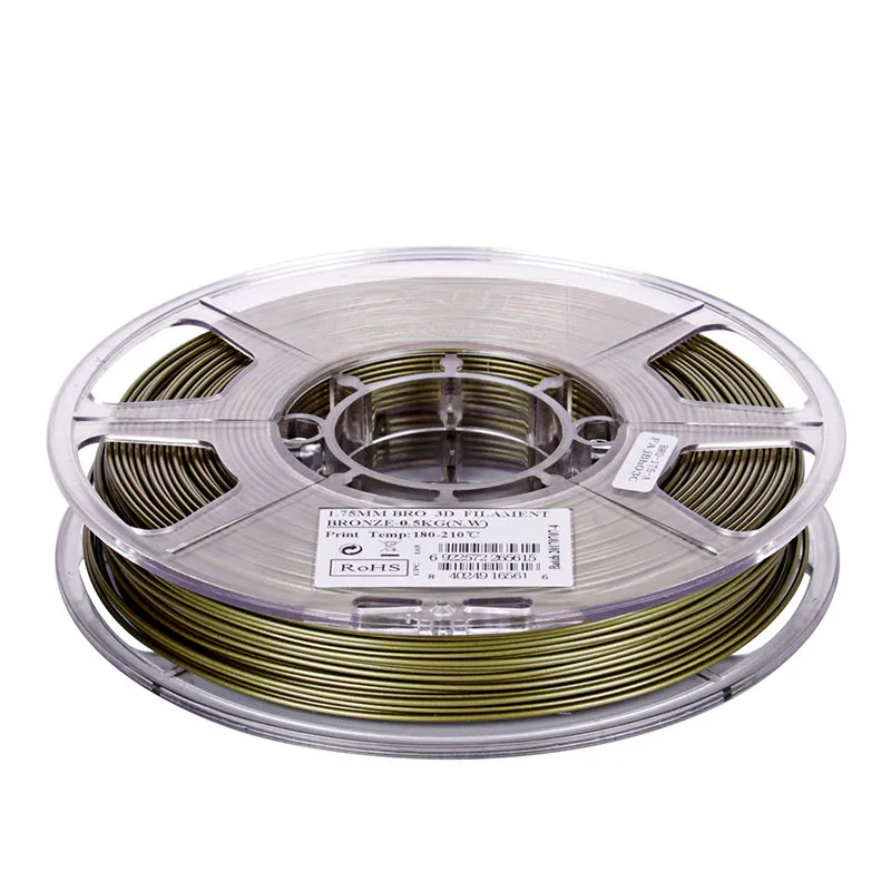 Катушка пластика Bronze ESUN 1.75 мм 0,5кг. (BRO175A05)