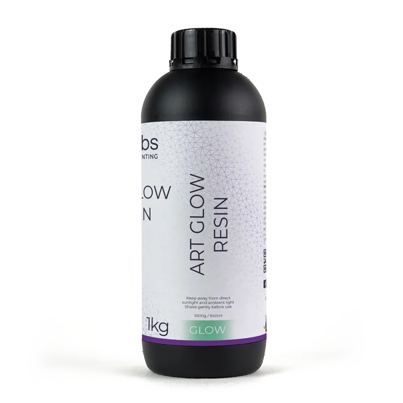 Фотополимер HARZ Labs ART Glow Resin, светящийся зеленый (1 кг)