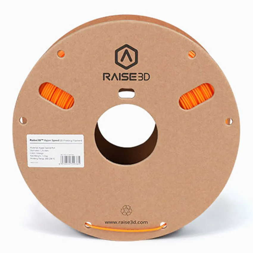 Катушка PLA-пластика Raise3D Hyper Speed 1.75 мм 1кг., оранжевая