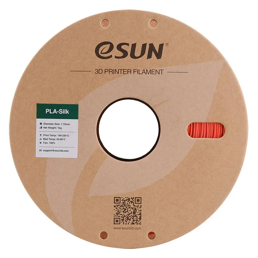 Катушка PLA-Silk пластика ESUN 1.75 мм 1кг., гиацинтовая (PLA-SK175O-JA1P1)