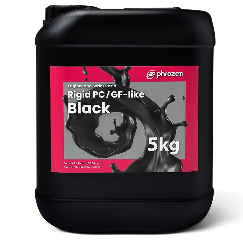 Фотополимерная смола Phrozen Rigid PC/GF-like, черная (5 кг)