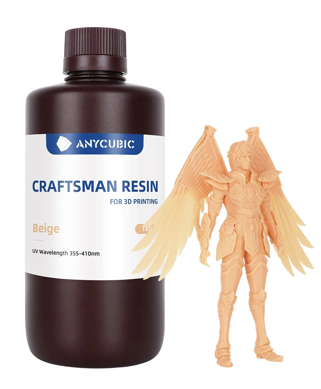 Фотополимер Anycubic Craftsman, бежевый (0,5 кг)