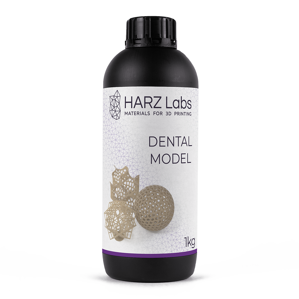 Фотополимер HARZ Labs Dental Model Beige, бежевый (1 кг)